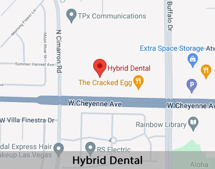 Map image for Dental Services in Las Vegas, NV
